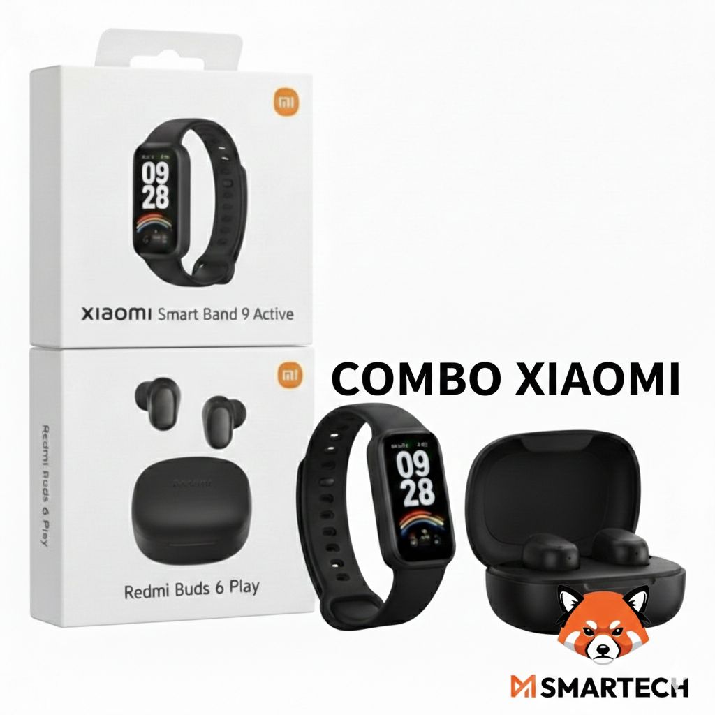 Combo Xiaomi Redmi Buds 6 Play + Smart Band 9 Active
